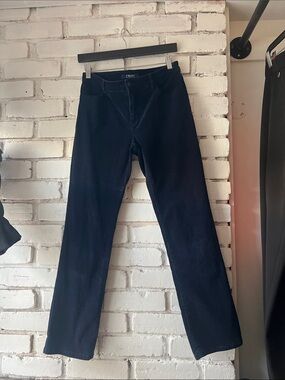 Chaps Straight Leg Jeans in Navy Blue corduroy petite jeans